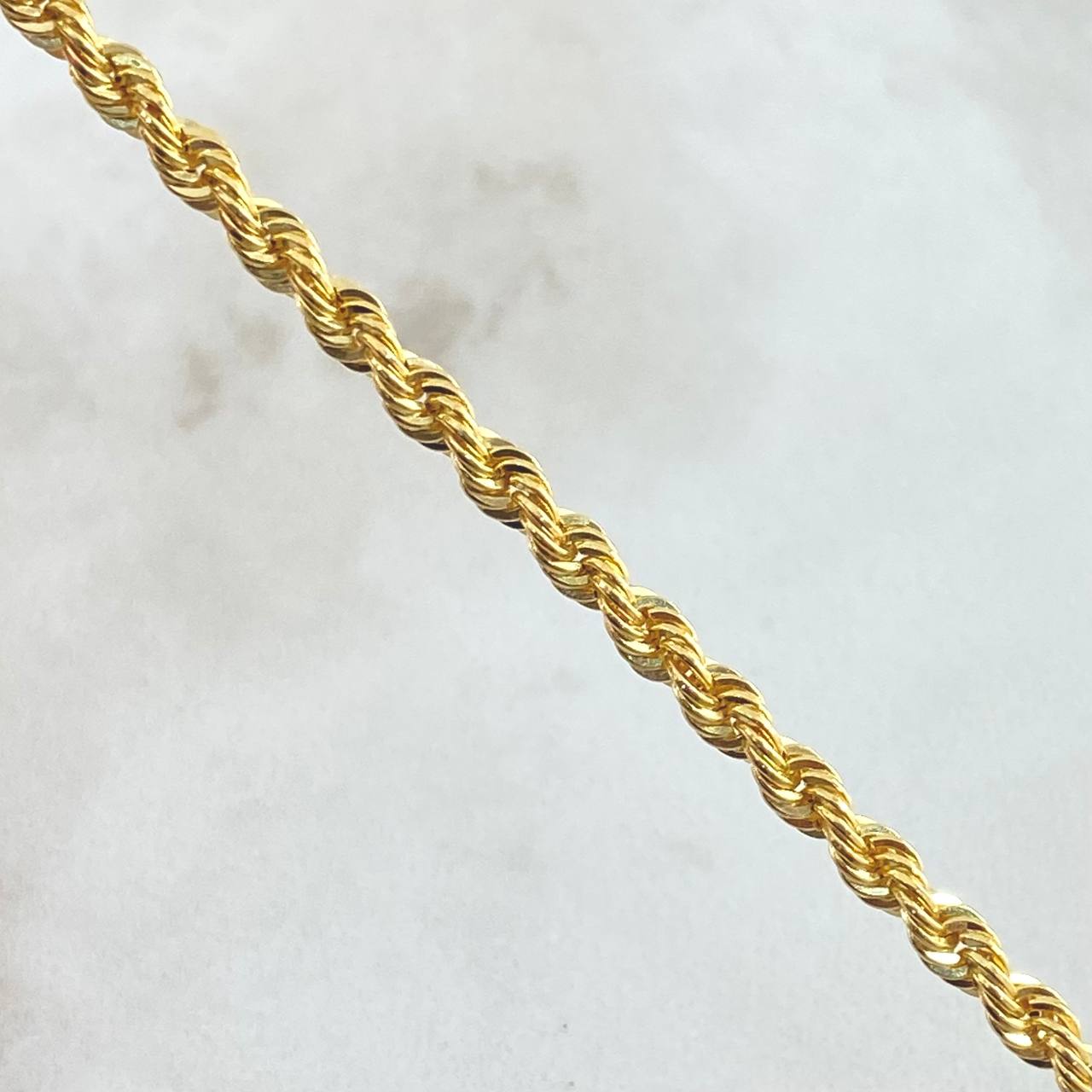 Rope Bracelet 2.9gr / 19.5cm / 18K Gold +3
