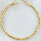 Pulso Lazo 1.25gr / 19cm / Oro Amarillo +3 18K *