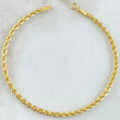 Rope Bracelet 1.9gr / 21.5cm / 18K Gold +3