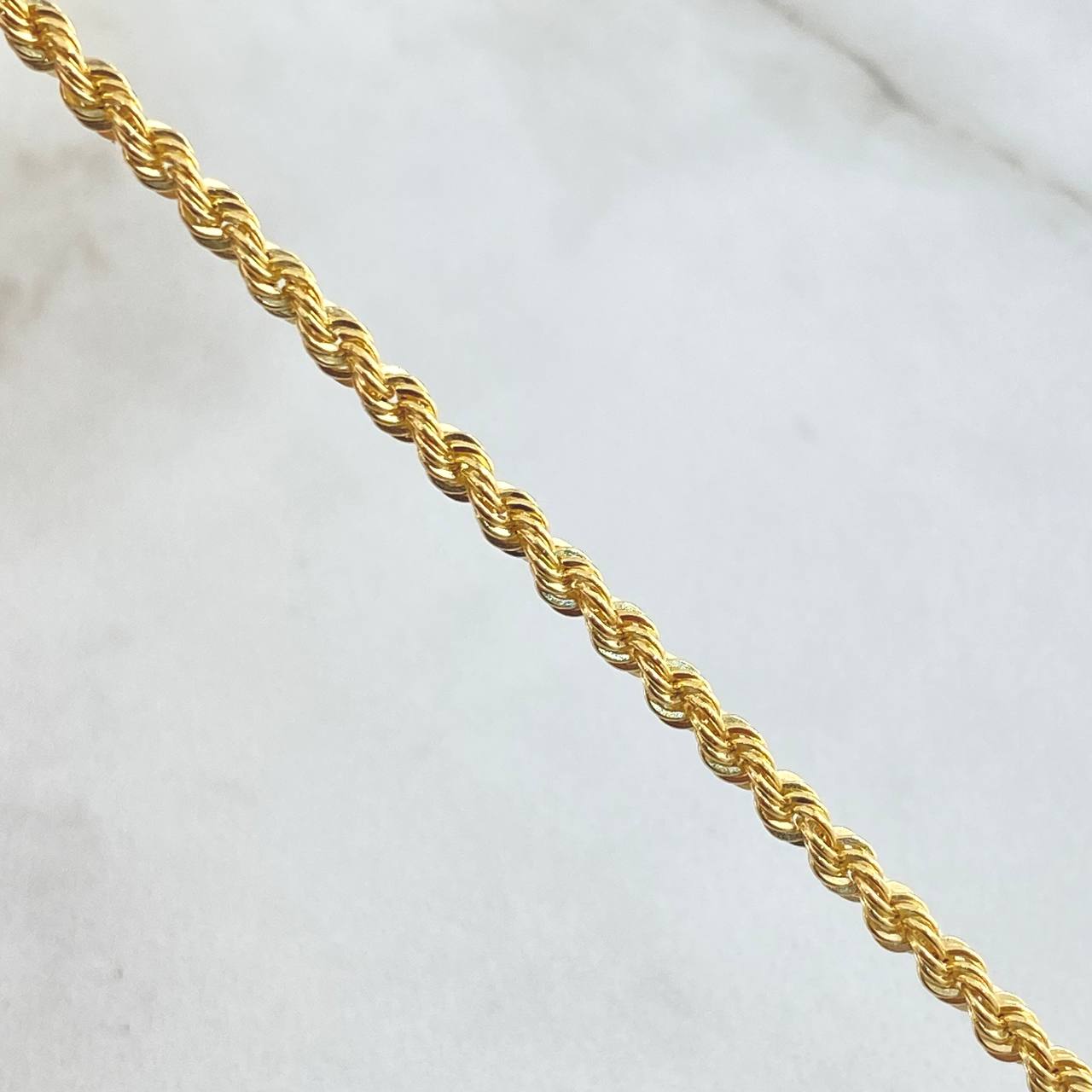 Rope Bracelet 1.7gr / 18.8cm / Yellow Gold +3 18K ©