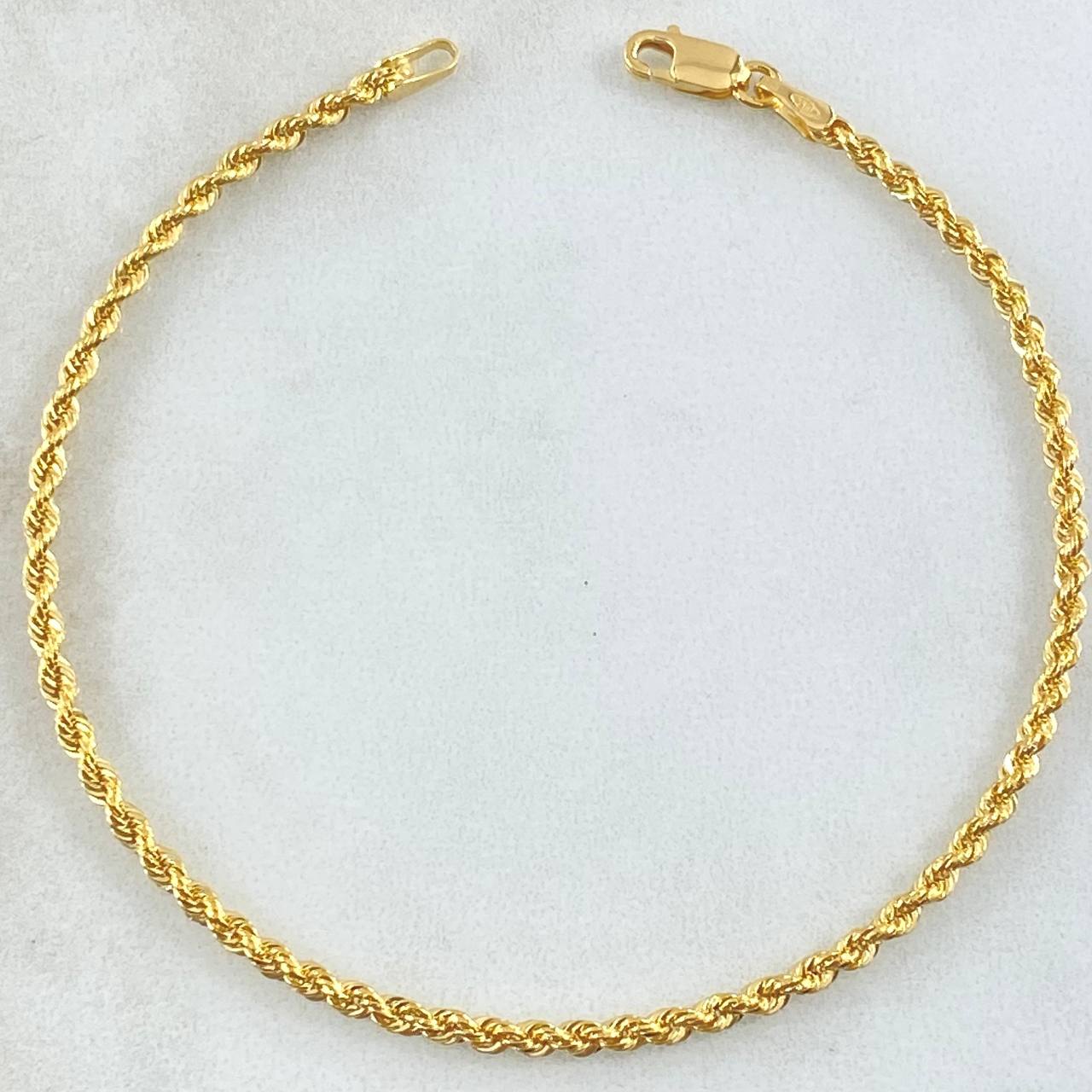 Rope Bracelet 1.45gr / 19cm / 18K Yellow Gold +3
