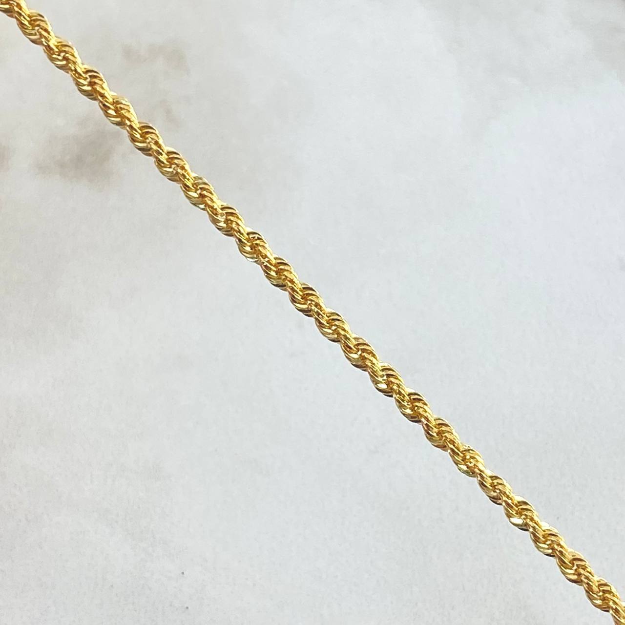 Rope Bracelet 1.45gr / 19cm / 18K Yellow Gold +3