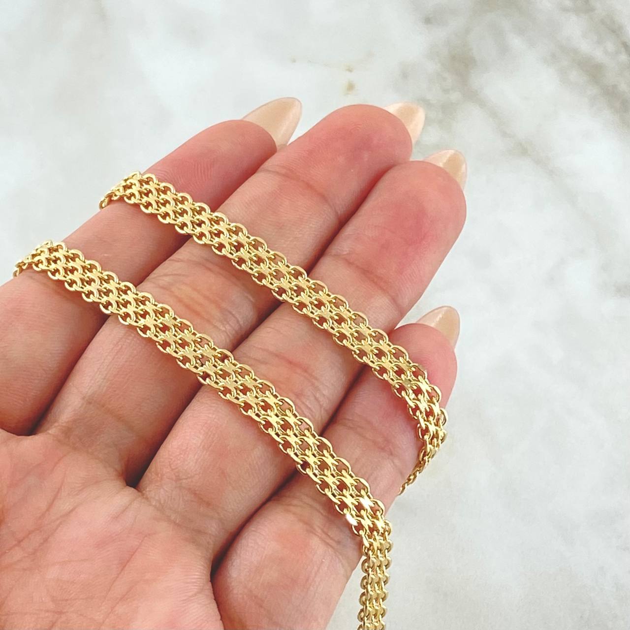 Bismark Chain 12.7gr / 60cm / 18K Yellow Gold +1$