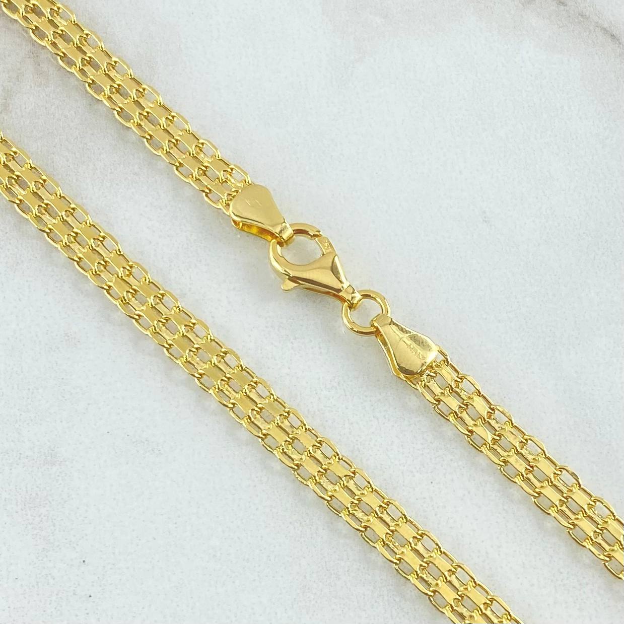 Bismark Chain 8.95gr / 23.6in / 18K Yellow Gold +1