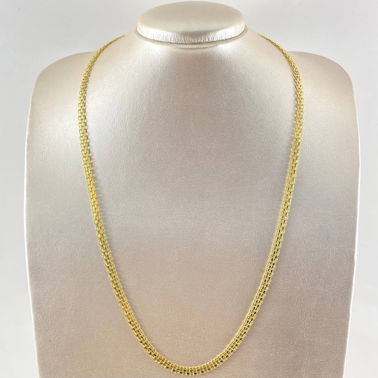 Bismark Chain 8.95gr / 23.6in / 18K Yellow Gold +1