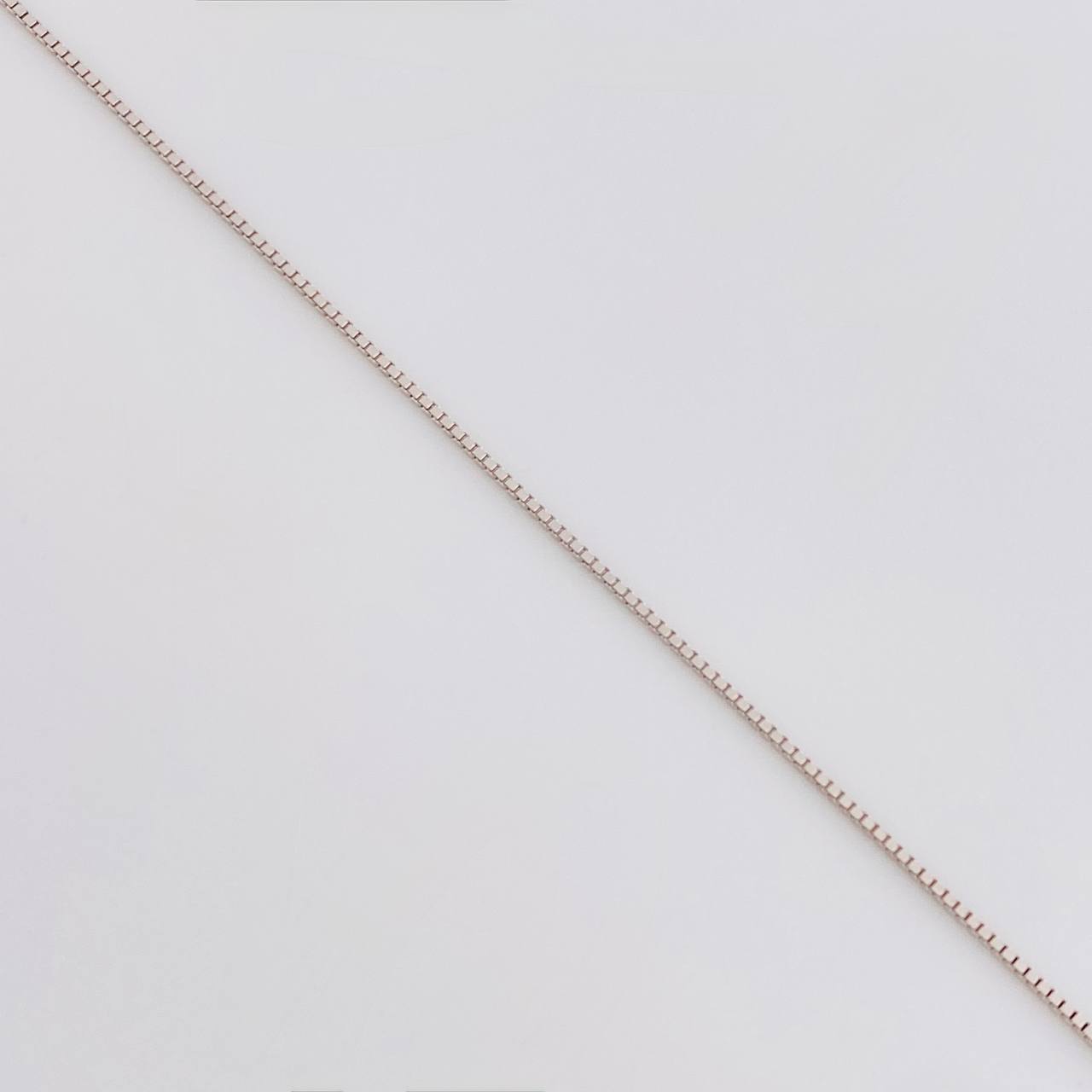 Venetian Chain 1.1g / 18 in / 0.5mm 18K White Gold