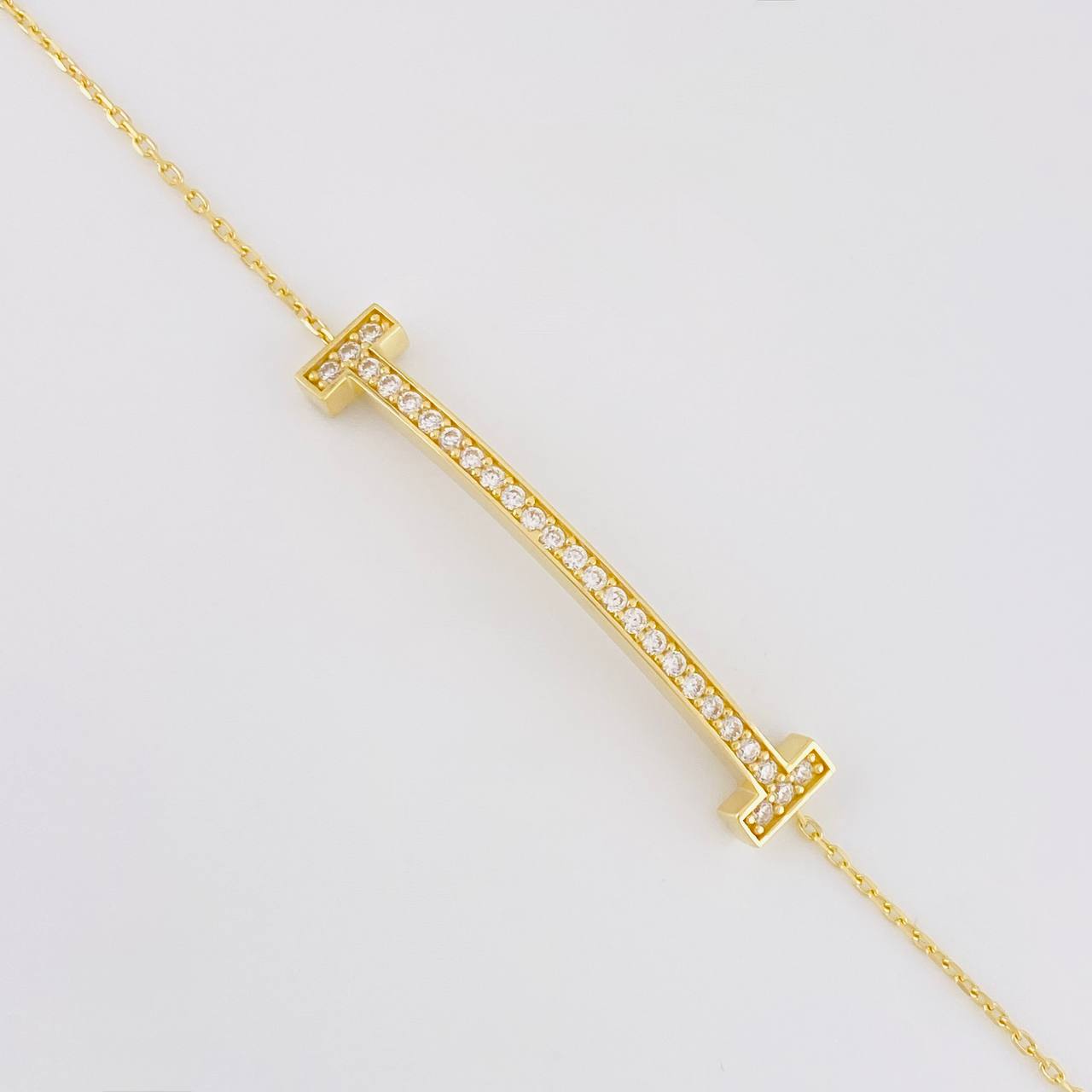 Classic Link Bracelet Cuff Dense 2.75g / 7 3/4 in / 0.7mm Yellow Gold 18K