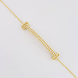 Classic Link Bracelet Cuff Dense 2.75g / 7 3/4 in / 0.7mm Yellow Gold 18K