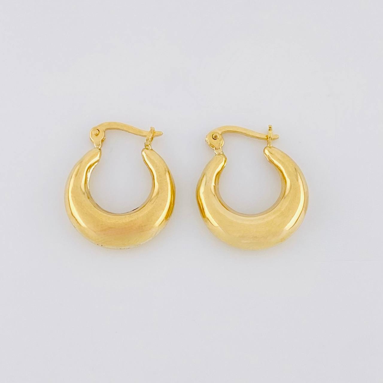 Candongas Olga 2.15g / 3/4 in Oro Amarillo 18K