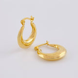 Candongas Olga 2.15g / 3/4 in Oro Amarillo 18K