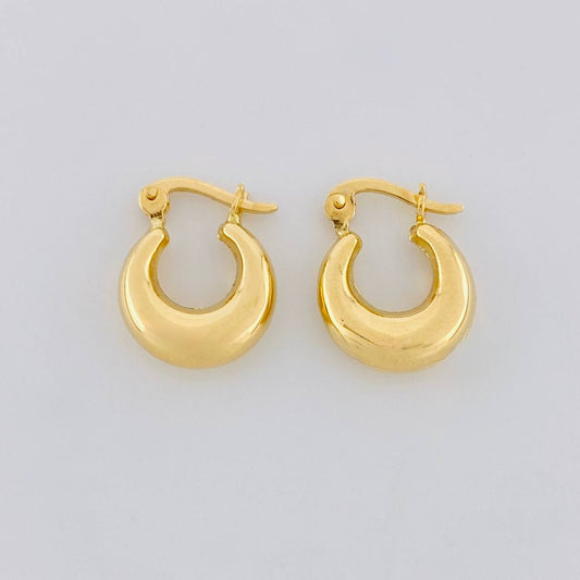 Candongas Olga 1.45g / 1/2 in Oro Amarillo 18K