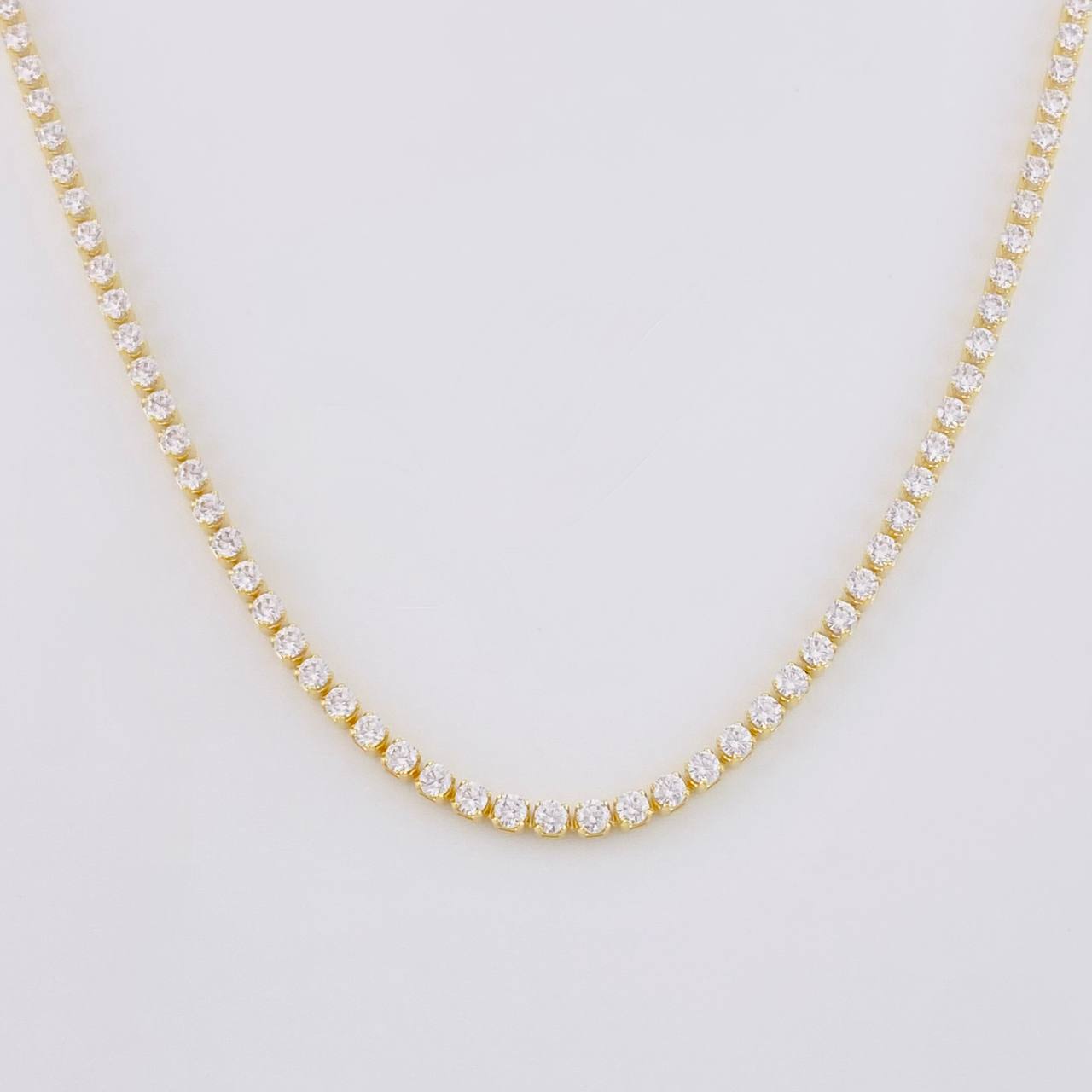 Cadena Aro Seguido Tenis 5.7g / 26 in / 1.2mm Oro Amarillo 18K