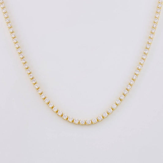 Cadena Aro Seguido Tenis 5.7g / 26 in / 1.2mm Oro Amarillo 18K