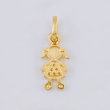 Dije Niña 0.8 g / 3/4 in Oro Amarillo 18K