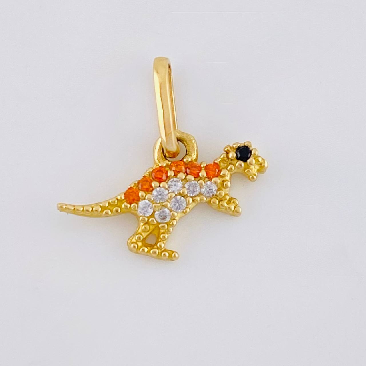 Pendant Dinosaur 0.85 g / 1/2 in Yellow Gold 18K