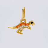 Pendant Dinosaur 0.85 g / 1/2 in Yellow Gold 18K