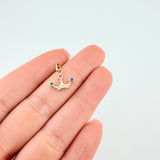 Dije Corona Tres Puntas 0.8 g / 1/2 in Oro Amarillo 18K