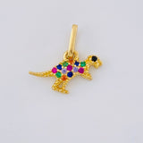 Dije Dinosuario 0.8 g / 1/2 in Oro Amarillo 18K