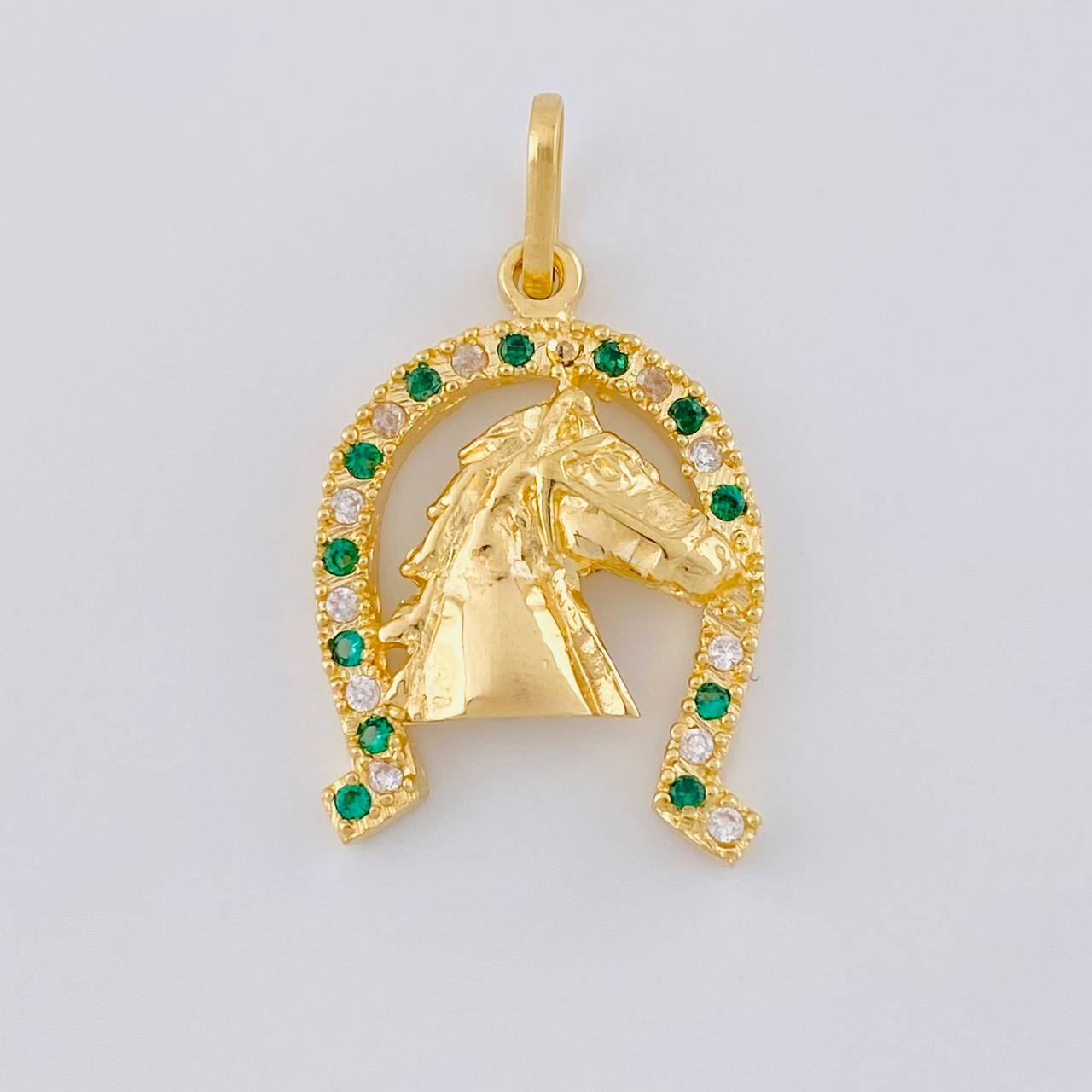 Dije Herradura De Caballo 3.25 g / 1 in Oro Amarillo 18K