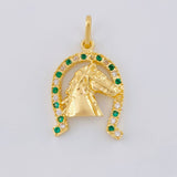 Dije Herradura De Caballo 3.25 g / 1 in Oro Amarillo 18K
