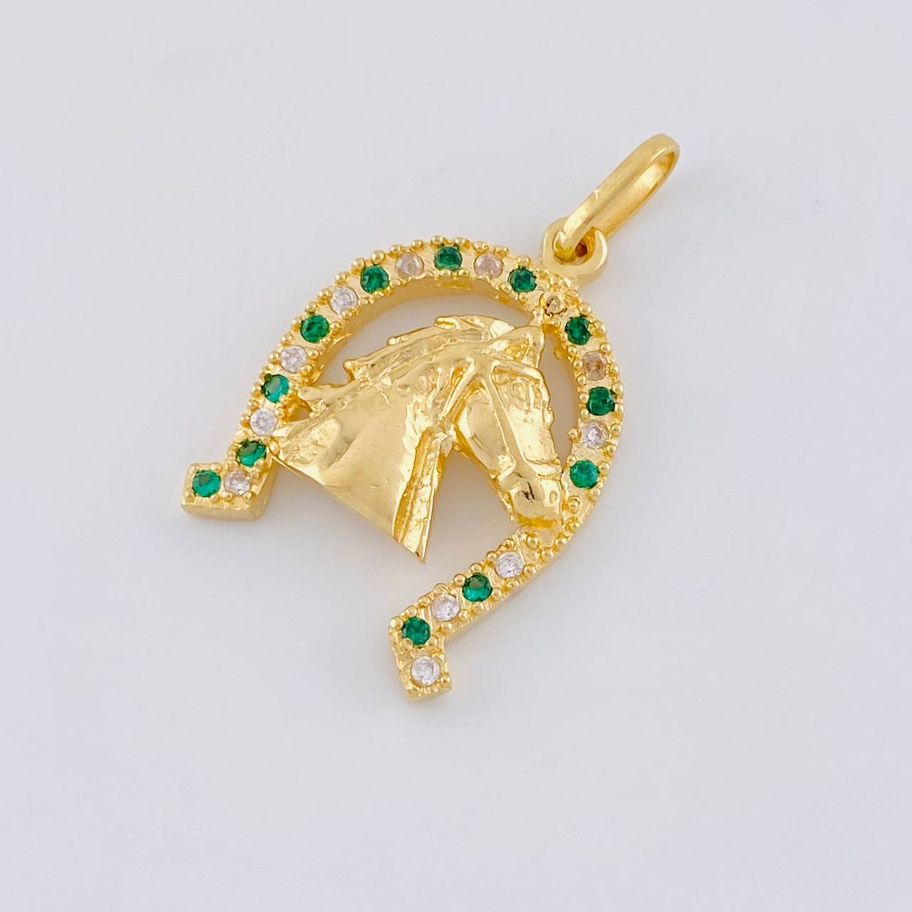 Dije Herradura De Caballo 3.25 g / 1 in Oro Amarillo 18K