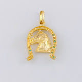 Dije Herradura De Caballo 3.25 g / 1 in Oro Amarillo 18K