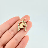 Dije Herradura De Caballo 3.25 g / 1 in Oro Amarillo 18K