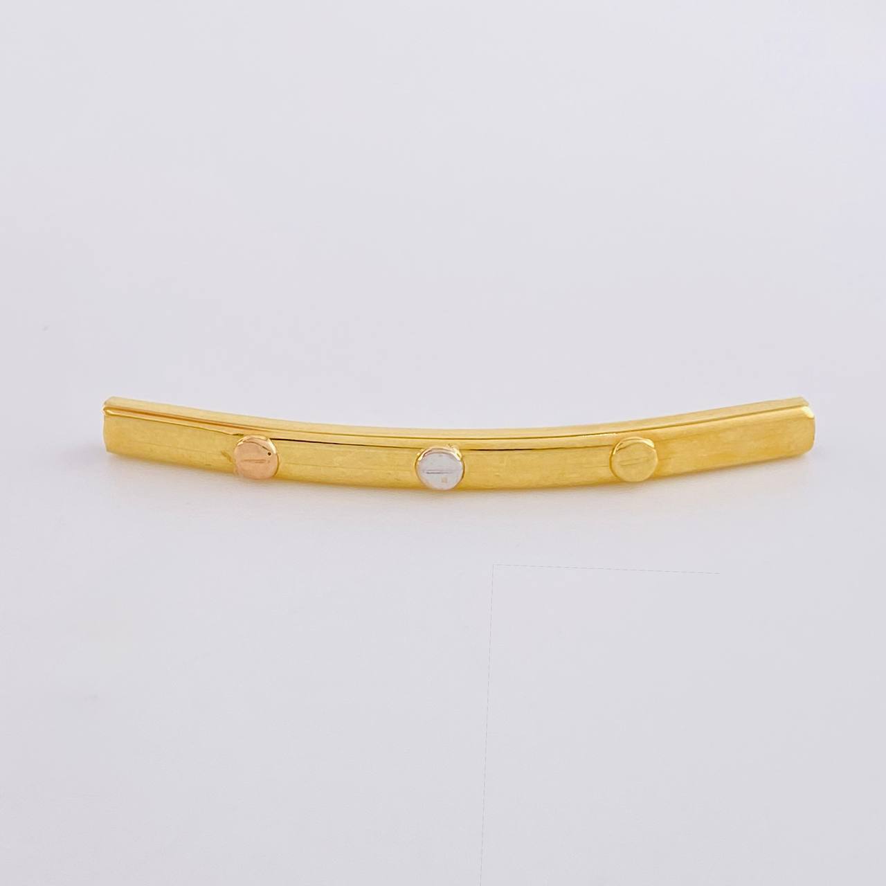 Herraje Tubular Tornillo 0.65 g / 1 1/2 in Tres Oros 18K