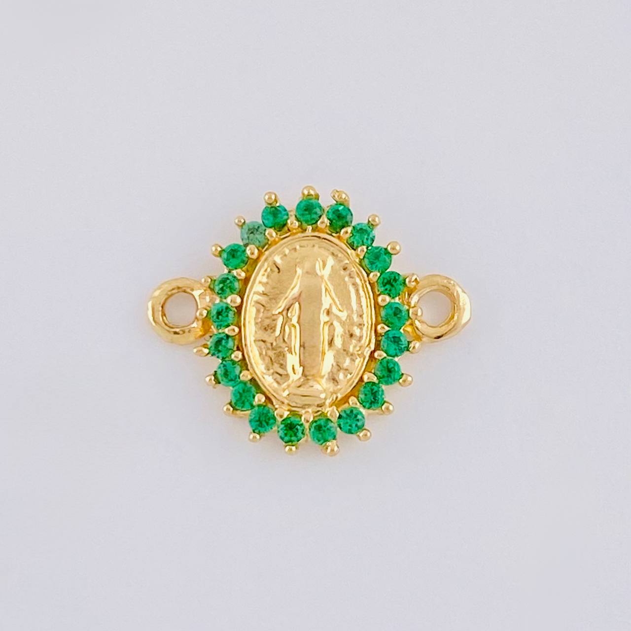 Charm Miraculous Virgin 0.85 g / 1/2 in 18K Yellow Gold
