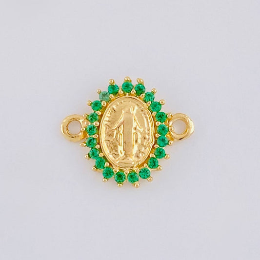 Herraje Virgen Milagrosa 0.85 g / 1/2 in Oro Amarillo 18K