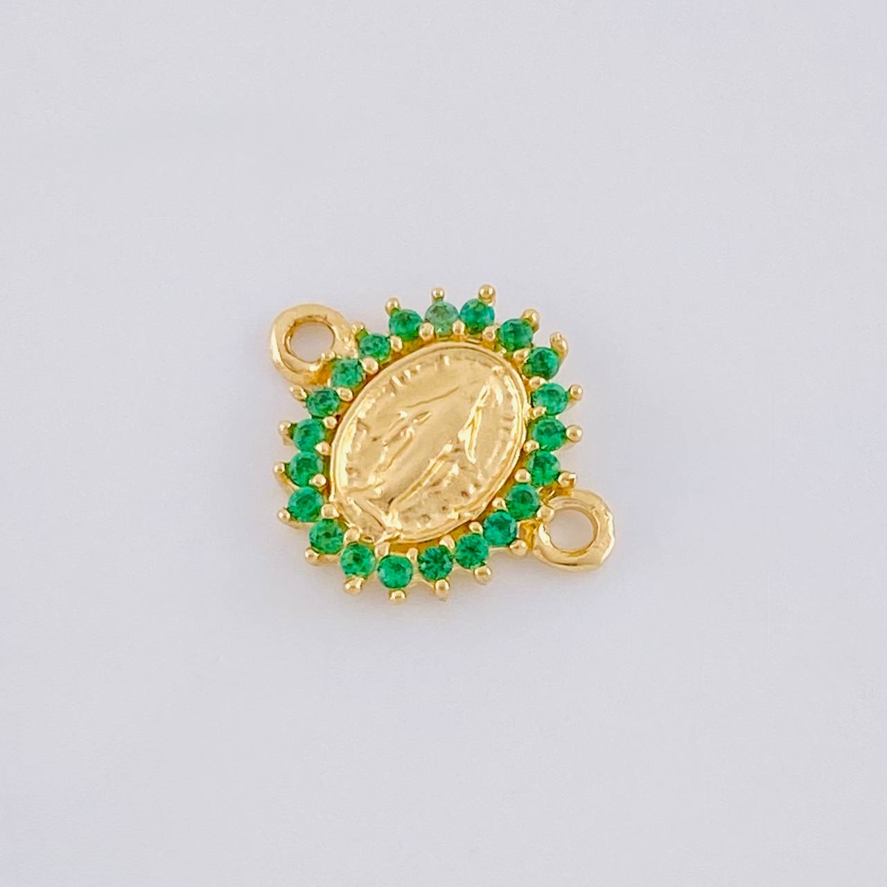 Charm Miraculous Virgin 0.85 g / 1/2 in 18K Yellow Gold