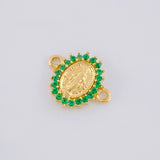 Charm Miraculous Virgin 0.85 g / 1/2 in 18K Yellow Gold