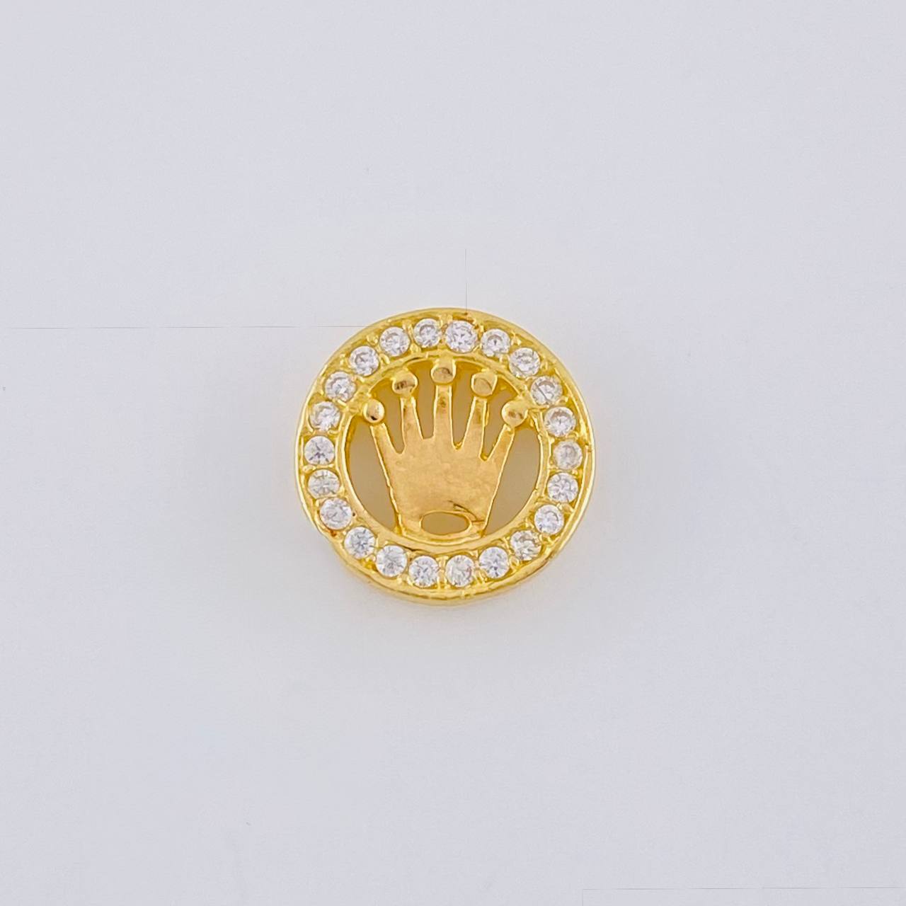 Charm Drum Crown 1.75 g / 1/2 in 18K Yellow Gold