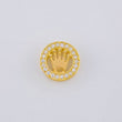 Charm Drum Crown 1.75 g / 1/2 in 18K Yellow Gold