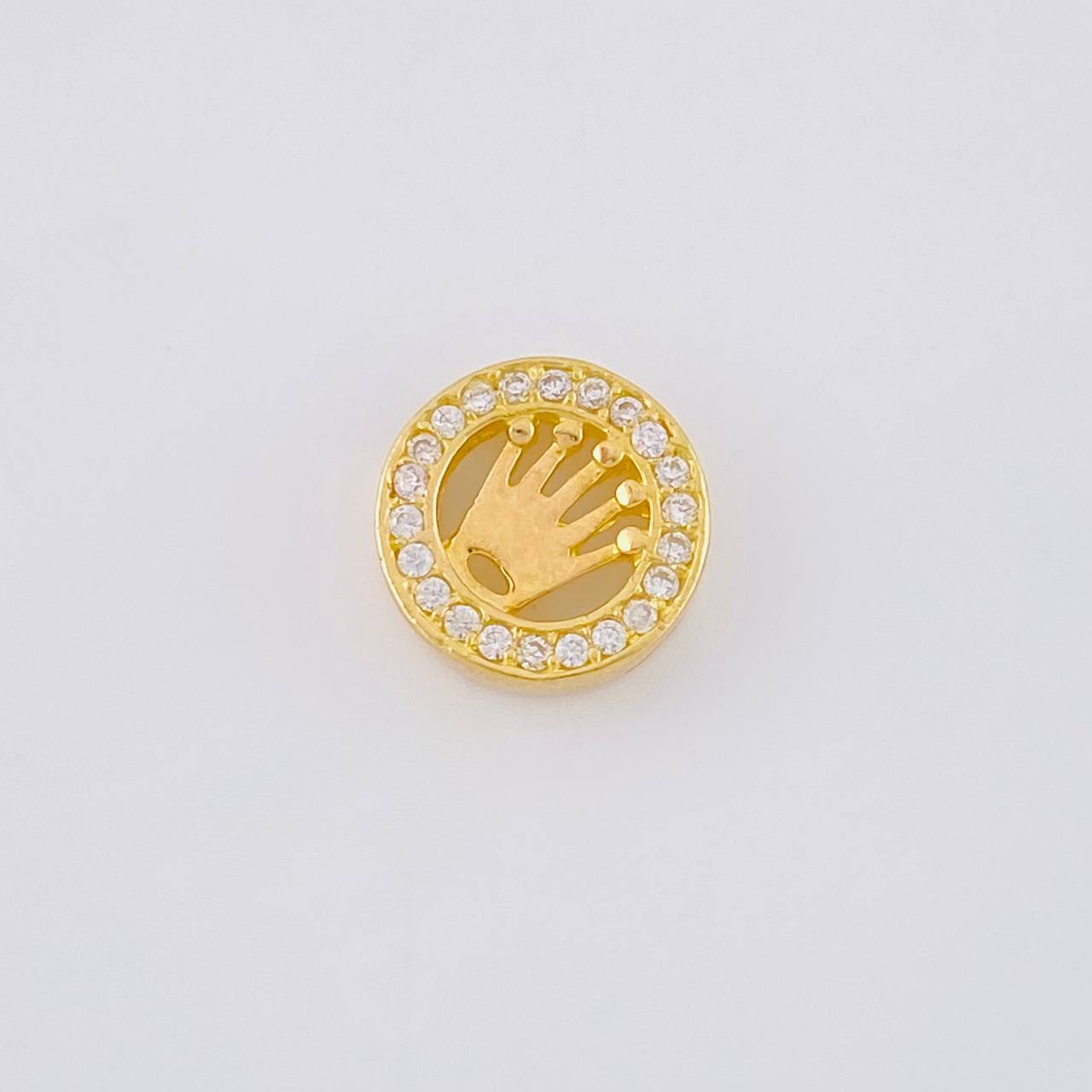 Charm Drum Crown 1.75 g / 1/2 in 18K Yellow Gold