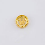 Charm Drum Crown 1.75 g / 1/2 in 18K Yellow Gold