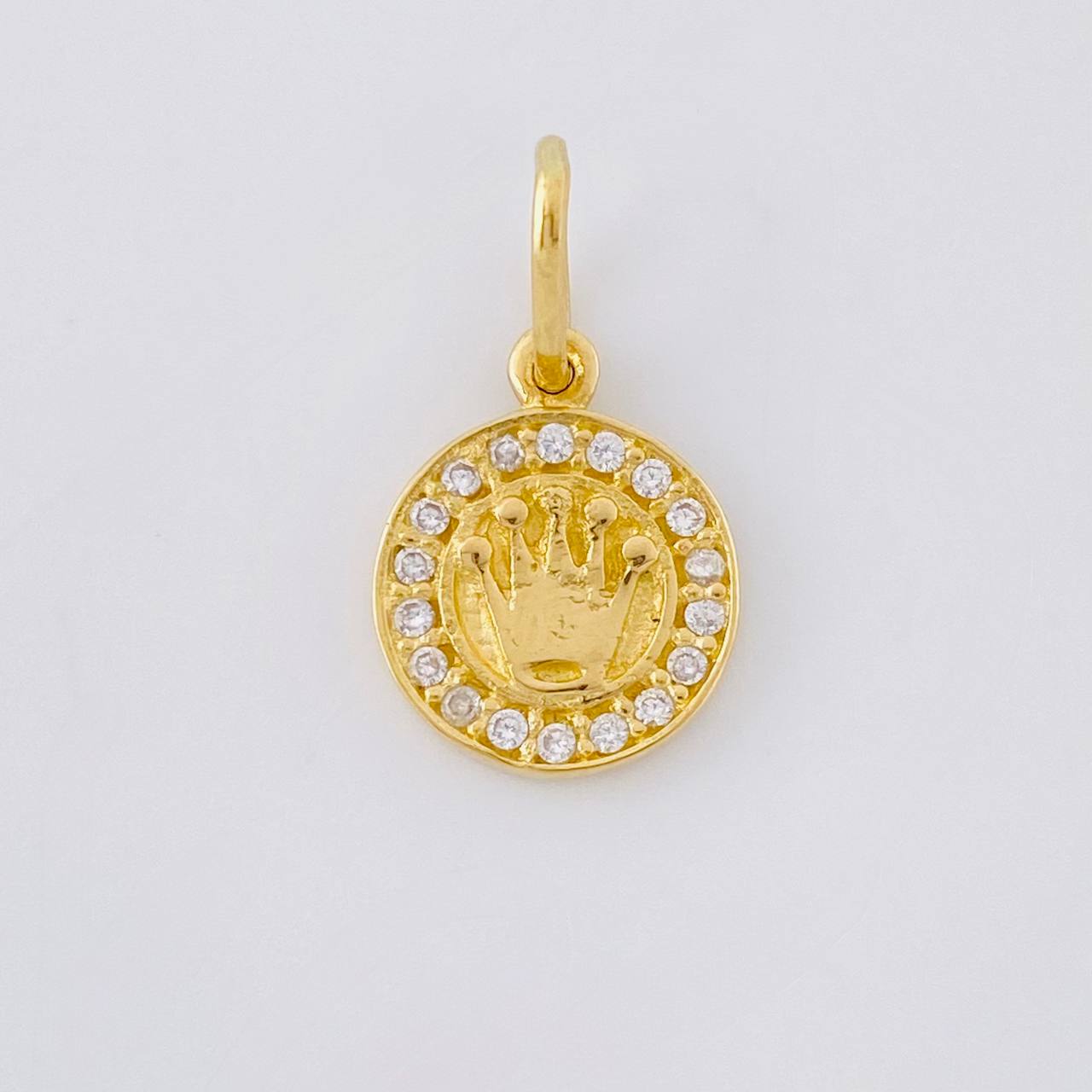 Pendant Crown 1.5 g / 3/4 in Yellow Gold 18K