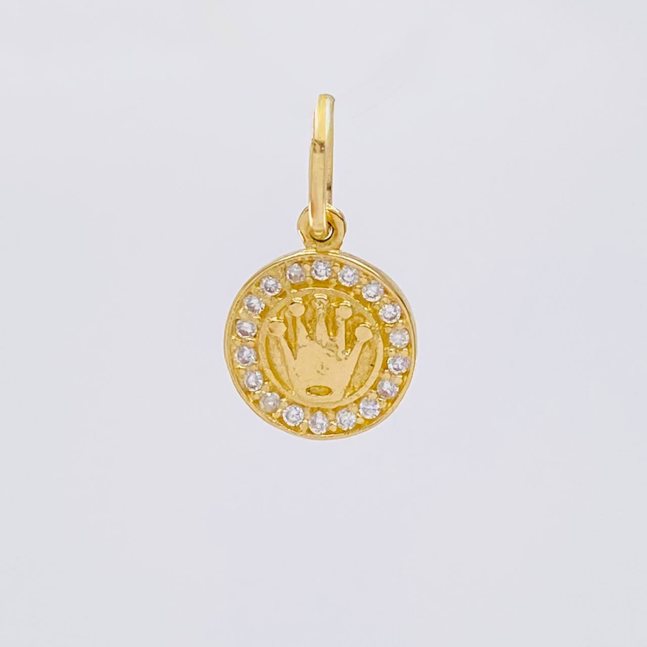 Pendant Crown 1.5 g / 3/4 in Yellow Gold 18K
