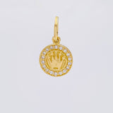 Pendant Crown 1.5 g / 3/4 in Yellow Gold 18K