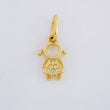Pendant Girl 1 g / 3/4 in Yellow Gold 18K