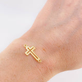 Herraje Cruz 1.35 g / 3/4 in Oro Amarillo 18K