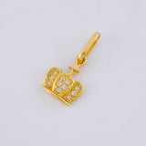 Pendant Dense Crown 0.8 g / 3/4 in Yellow Gold 18K