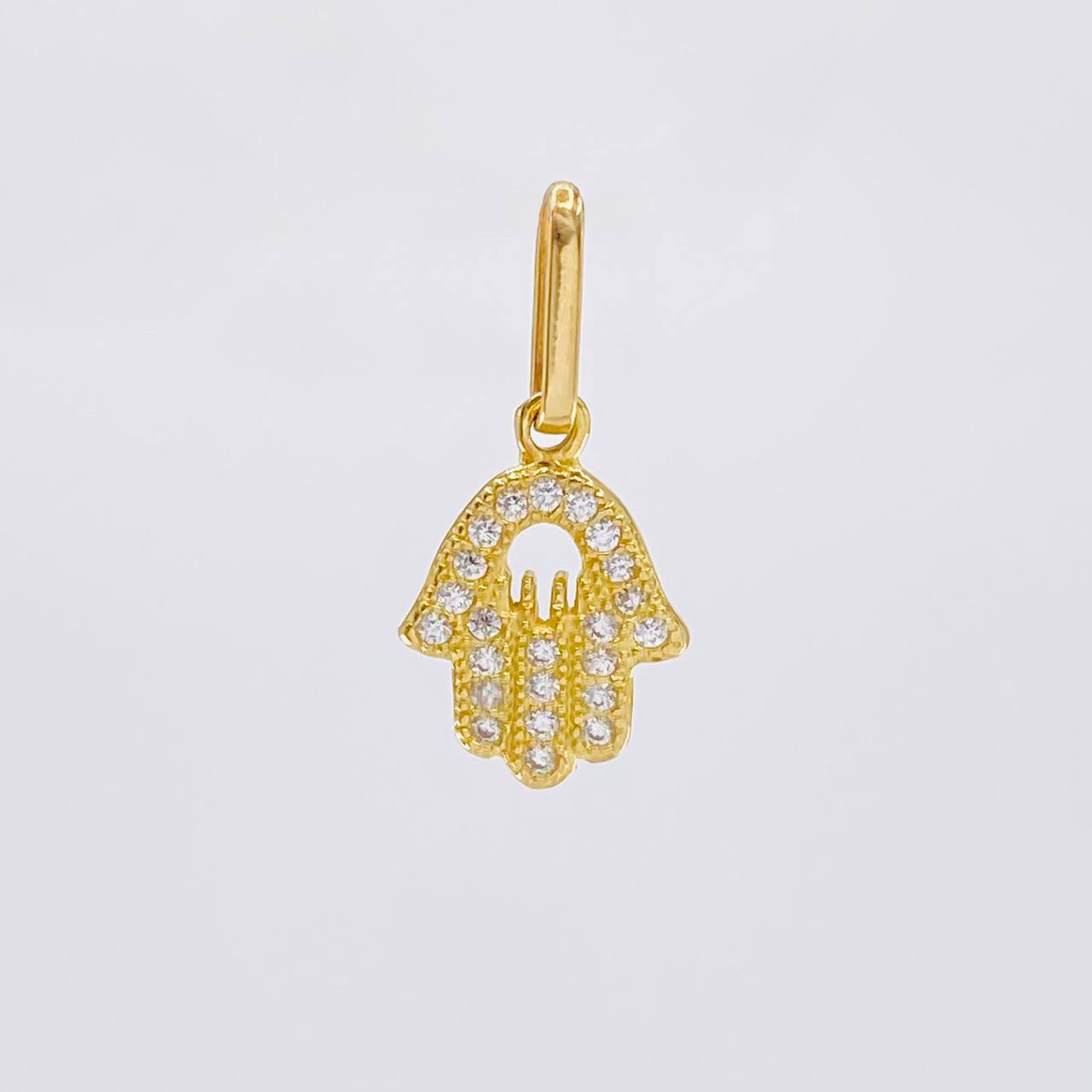 Dije Mano Hamsa 0.85 g / 3/4 in Oro Amarillo 18K