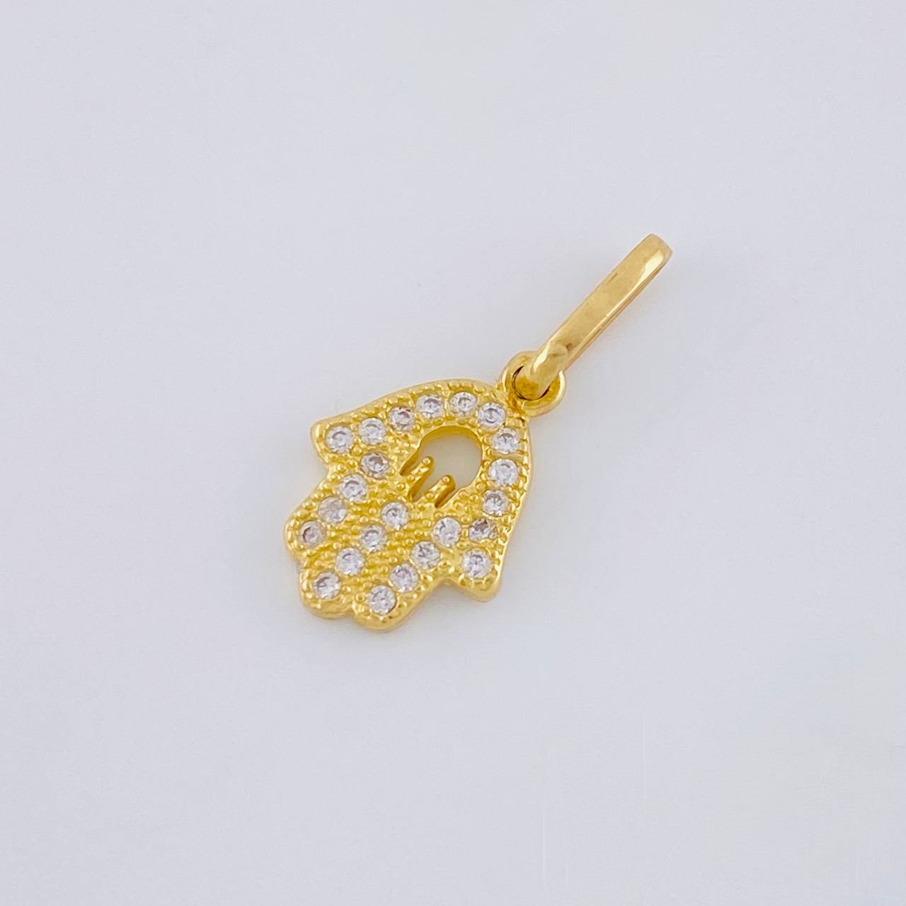 Dije Mano Hamsa 0.85 g / 3/4 in Oro Amarillo 18K