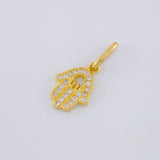 Dije Mano Hamsa 0.85 g / 3/4 in Oro Amarillo 18K