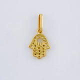 Dije Mano Hamsa 0.85 g / 3/4 in Oro Amarillo 18K