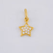 Dije Estrella 0.55 g / 1/2 in Oro Amarillo 18K