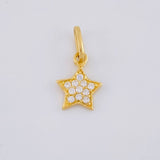 Dije Estrella 0.55 g / 1/2 in Oro Amarillo 18K