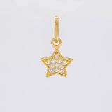 Dije Estrella 0.55 g / 1/2 in Oro Amarillo 18K