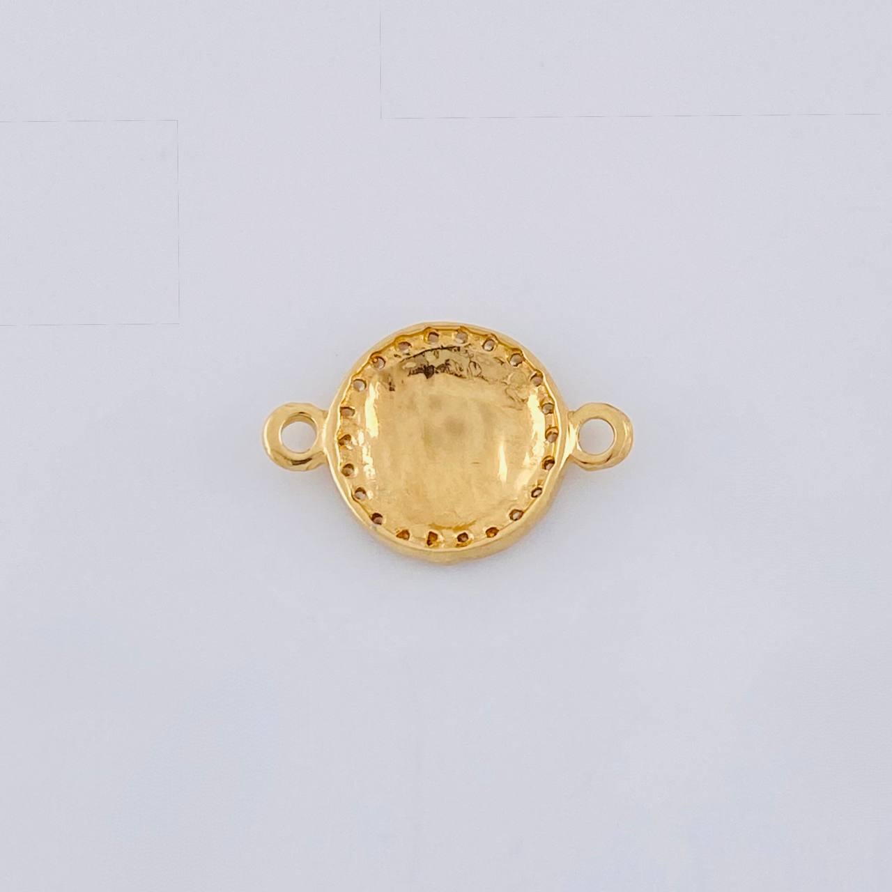 Herraje Circulo Corona 1.45 g / 1/2 in Oro Amarillo 18K